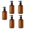 Beaupretty 5pcs Lotion Bottles for Shampoo Body Wash and Hand Soap Easy Push Dispenser for Convenient Travel and Storage view 4