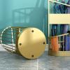 Umbrella Rack Hua Fashion Golden Umbrella Stand, Double Umbrella Bucket, for Home Hotel Lobby Business Umbrella Storage Rack, Metal Craft, 2 Sizes (Size : 30x61cm) view 4