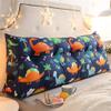 Child Bed Pillows for Sitting Up in Bed Reading Pillow King Size Triangular Wedge Pillow for Kid Bedroom Playroom Headboard Decorative Bolster Pillows,A,59x8.6x20"/150x22x50cm view 2