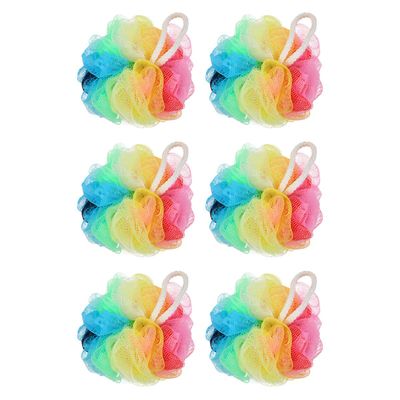 Bath Sponge 6pcs Bath Back Scrubbing Shower Bathroom Accessories Bath Shower Accessories for Scrub