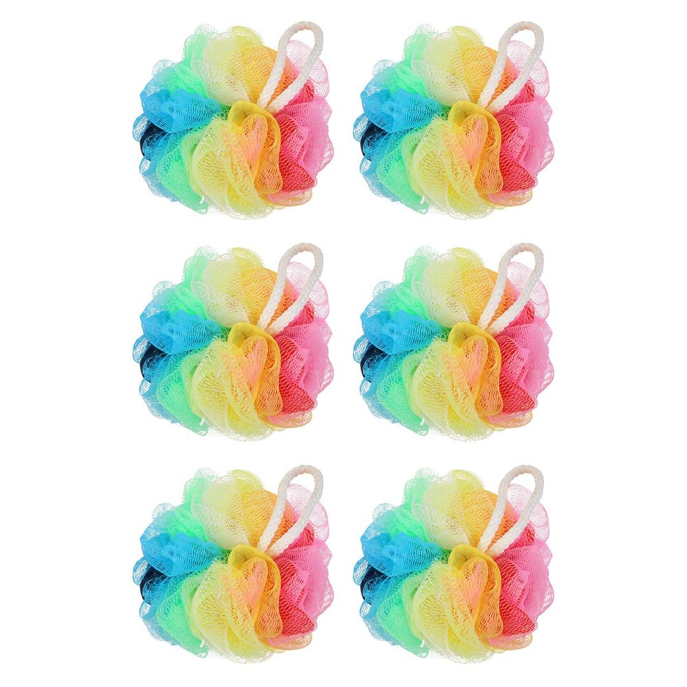Bath Sponge 6pcs Bath Back Scrubbing Shower Bathroom Accessories Bath Shower Accessories for Scrub