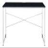 Acme Tennos Vanity Desk in Black & Chrome Finish view 4