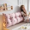 AYLYHD Headboard Cushion Triangular Lumbar Pillow Big Soft Reading Pillow Upholstered Daybed Sofa Bed Office Chair Wedge Pillow for Adult Kids (Color : A, Size : 180x50x20cm) view 2