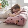 AYLYHD Headboard Cushion Triangular Lumbar Pillow Big Soft Reading Pillow Upholstered Daybed Sofa Bed Office Chair Wedge Pillow for Adult Kids (Color : A, Size : 180x50x20cm) view 3