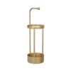 Umbrella Rack Hua Light Luxury Umbrella Stand, Umbrella Storage Rack for Household Entrance, Metal Wrought Iron Large-Capacity Umbrella Bucket, Waterproof and Rustproof (Color : Gold) view 1