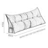 AYLYHD Headboard Cushion Triangular Lumbar Pillow Big Soft Reading Pillow Upholstered Daybed Sofa Bed Office Chair Wedge Pillow for Adult Kids (Color : E, Size : 150x50x20cm) view 4
