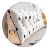 AYLYHD Headboard Cushion Triangular Lumbar Pillow Big Soft Reading Pillow Upholstered Daybed Sofa Bed Office Chair Wedge Pillow for Adult Kids (Color : B, Size : 150x50x20cm) view 1
