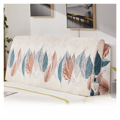 AYLYHD Rectangular Headboard Reading Pillow Bedside Oversized Cushion Extra Large Backrest Lumbar Pillows Positioning Back Support Bolster for Bed Sofa Couch (Color : B, Size : 135x60x10cm)