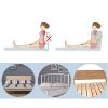 AYLYHD Headboard Pillow Cushion Double Perfect Bolster Lumbar Cushion for Day Bed & Bunk Bed, Bed Rest Pillow Suitable for No Headboard Wedge Headboard Pillow with Removable Cover view 3