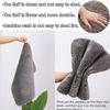 Bath Mat Bathroom Rug Curved Bath Rug Semi Circular Shower Mat Non Slip Kitchen Durable - Brown view 4