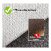 Bath Mat Bathroom Rug Curved Bath Rug Semi Circular Shower Mat Non Slip Kitchen Durable - White 40*75CM view 4