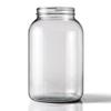 Home Brew Ohio Wide Mouth Jar 1 Gal w/Grommeted 110mm White Metal Cap and Econo-Lock Airlock view 3