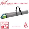 Simplify 30" Paper Bag | Dimensions: 30" x 5" x 5" | Holds 8 Rolls | Easy Storage | Easy Carry Handles | Christmas Storage | Grey view 2
