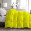 Best Bedding Store All-Season 600 GSM Moss Goose Down 5 Pieces Quiled Pinch Pleated Comforter Set ( Comforter + 4 Pillow Cases ) 1200 Series Egyptian Cotton Duvet Insert Queen view 4