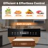 Hakka Food Dehydrator Machine, Stainless Steel 12 Trays Food Dryer Machine with Temp Control & 24H Timer for Jerky/Meat/Fruit/Herbs/Mushroom/Vegetable/Snacks/Pet Treats, 1000W view 4