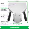 CUSINIUM Double Handle Popcorn Scoop and Dredge Bundle - Metal Popcorn Scooper - French Fry Scoop view 3