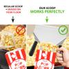 CUSINIUM Double Handle Popcorn Scoop and Dredge Bundle - Metal Popcorn Scooper - French Fry Scoop view 4