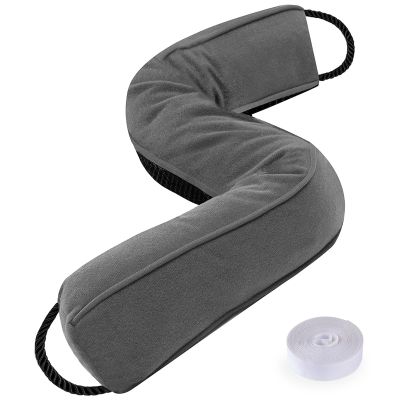 Sunolga Door Draft Stopper Blocks Hot and Cold Air with Removable Washable Cover for Bottom of Door, All-Season Seal for Noise, Light, Dust, Door Sweep for Gaps Up to 3", Home Essentials, 42", Gray