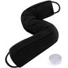 Sunolga Door Draft Stopper Blocks Hot and Cold Air with Removable Washable Cover for Bottom of Door, All-Season Seal for Noise, Light, Dust, Door Sweep for Gaps Up to 3", Home Essentials, 42", Black view 1