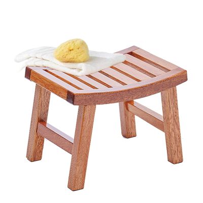 WL-ZZZ Shower/Bath Stools Wooden Shower Seat Stool Waterproof Spa Bathing Chair Non-Slip Shower Seat for Seniors Multi Purpose Step Stool Indoor Or Outdoor Use (Size : 37.525.527.5 cm)