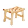 WL-ZZZ Shower/Bath Stools Wooden Shower Seat Stool Multi Purpose 2 Tiers Change Shoes Stool Waterproof Spa Bathing Chair Non-Slip Bathroom Stool for Shower (Size : 37.525.527.5 cm) view 1