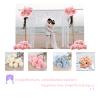 Crownia Artificial Flowers 10Pcs Chrysanthemum Ball Flowers Fake Flowers Silk Artificial Hydrangea Bridal Wedding Bouquet for Home Garden Office Coffee House Parties and Wedding (White) view 3
