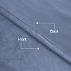 PLEASANT BOULEVARD | Velvet Curtains [2 Panels] Elegant Living Room Bedroom Window Drape Curtain, Grommet Eyelet Style (52" W x 95" L, Stone Blue) view 4