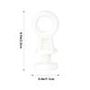 FOMIYES 200pcs Curtain Track Rollers Nano Curtain Pulleys for Smooth Easy Noise Reduction view 4