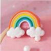 9pcs/Set Rainbow Cutter Printed Cake Decorating Template Fondant Biscuit Press Mold Home Baking Tool for Kids view 4