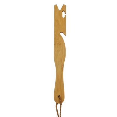 YORSEEK Oven Rack Push Pull Puller for Baking, Cooking and Grilling Natural Bamboo Oven Rack Push Pull Stick, Humanization Design Concept, 11" Long Length