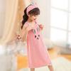 PURFUN Girls Soft Bath Towel Wrap with Cartton Rabbit, Kids Water Absorbent Beach Towel Bathrobes Slip Dress Bathing Shower Cover Up Tube Dress Home Robe view 4