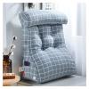 AYLYHD Bedside Cushion with Pillow Waist Protection Soft Bed Pillow Triangular Wedge Cushion Big Sofa Back Waist Pad Reading Pillow Tatami Bed Back Removable and Washable (Color : A, Size : 55cm) view 1