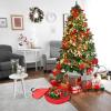 BFYDOAA 30 Inch Red Christmas Wreath Storage Bags,Container for Holiday Garland Wreaths Holiday Xmas Wreath Container with Handles Dual Zipper for Christmas Wreath Baubles Ornaments view 2