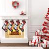 CUXWEOT Personalized Pirate Skull Christmas Stocking Customize Name Xmas Socks for for Family Holiday Decorations Gift 17.52 x 7.87 Inch view 2
