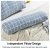 AYLYHD Bedside Cushion with Pillow Waist Protection Soft Bed Pillow Triangular Wedge Cushion Big Sofa Back Waist Pad Reading Pillow Tatami Bed Back Removable and Washable (Color : F, Size : 45cm) view 4