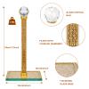 Qiuhome Gold Paper Towel Holder Stand Crystal Paper Towel Holder Countertop Bling Kitchen Accessories view 2