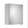 Croydex Dawley, Surface Mount Flexi-Fix Easy Hanging System Medicine Cabinet, Single Door 16 in (W) x 26 in (H), 16 in (W) x 26 in (H), White Steel view 1