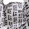 Lily Brown LWGB219050 OWHT Women's Pocket Monogram Eco Bag view 3