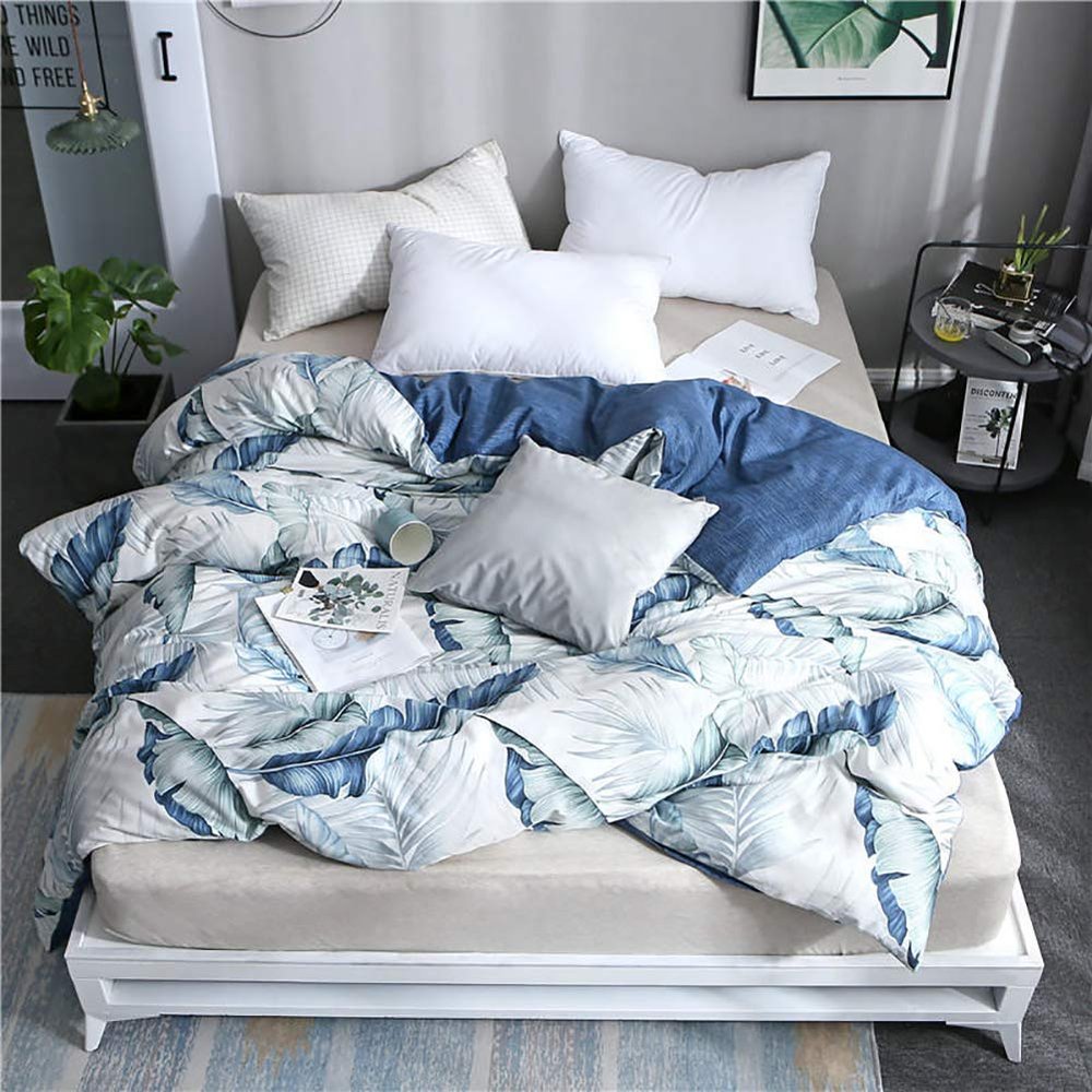 100% Cotton Printing Duvet Cover,Cartoon Pattern Soft Breathable Lightweight Durable Luxury Quality Quilt Cover for All Season-o 220x240cm(87x94inch)