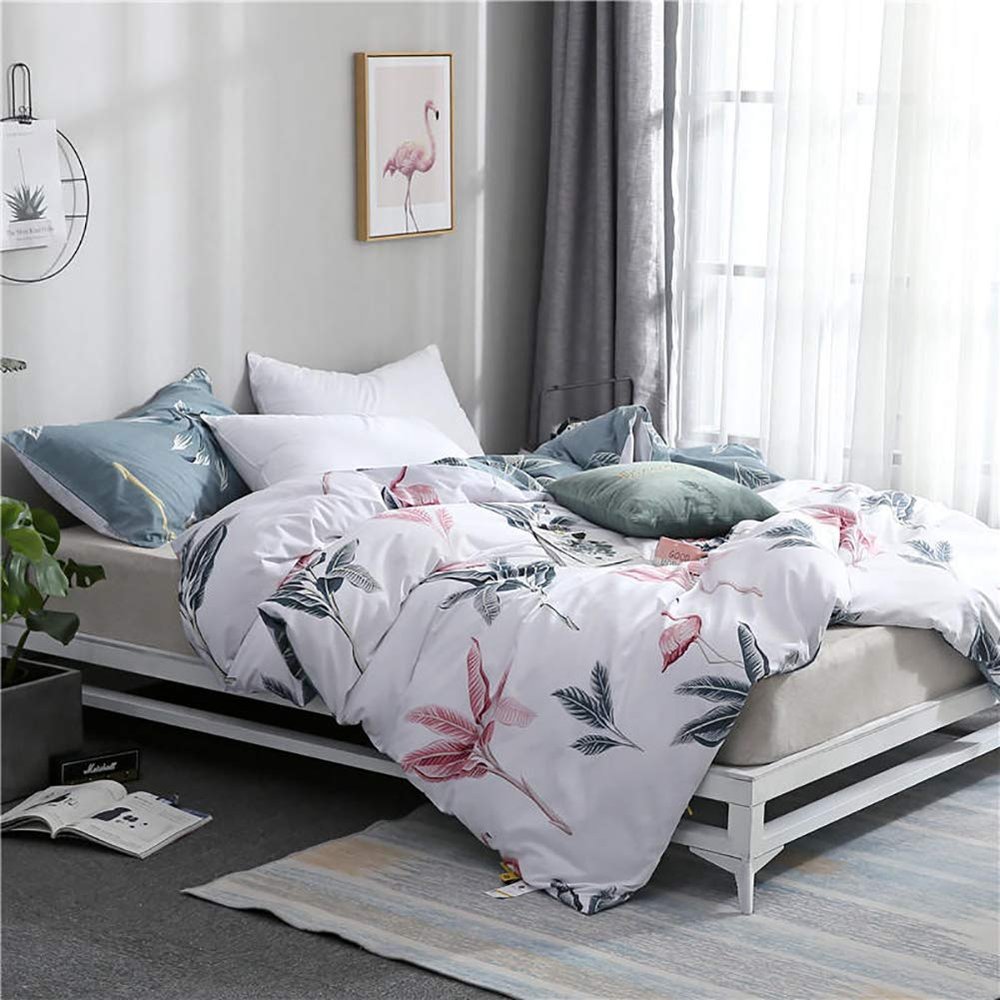 100% Cotton Printing Duvet Cover,Cartoon Pattern Soft Breathable Lightweight Durable Luxury Quality Quilt Cover for All Season-h 180x220cm(71x87inch)