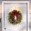 24 in. PVC Holiday Pine Wreath view 2