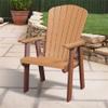 American Furniture Classics OS Home and Office Model 511CTB Fan Back Chair Made in The USA- Cedar, Tudor Brown Base view 2