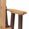 American Furniture Classics OS Home and Office Model 511CTB Fan Back Chair Made in The USA- Cedar, Tudor Brown Base view 3