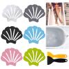 20Pcs Non-slip Bathtub Stickers Adhesive Shell Shape Bath Treads Non Slip Traction To Tubs Bathtub Stickers Adhesive Decals Anti-slip Appliques For Bath Tub Showers, Pools, Boats, S(Color:Transparent) view 2