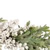 White Berry and Frosted Pine Christmas Wreath, 28-Inch, Unlit view 3