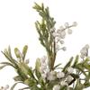2' Potted White Berry and Frosted Pine Christmas Tree, Unlit view 2