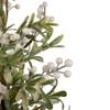 2' Potted White Berry and Frosted Pine Christmas Tree, Unlit view 4