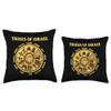 12 Twelve Tribes of Israel Hebrew Israelite Judah Jerusalem Throw Pillow view 3