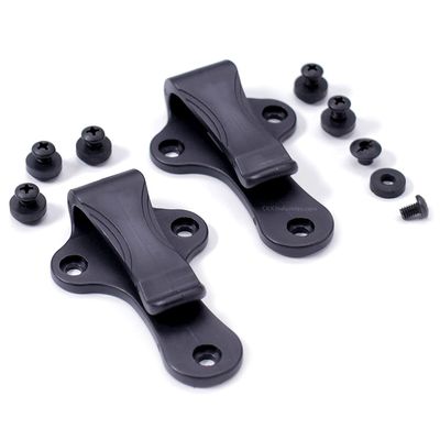 Universal Sheath/Holster Belt Clip - Model 11 - USA Design - (w/Mounting Hardware) - (2 Pack)
