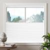 Biltek Cordless Top-Down & Bottom-Up Cellular Honeycomb Pleated Blinds Sheer Shades, Child & Pet Safe - White, 70" W X 64" H view 1